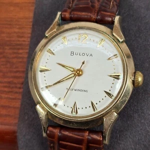 1964 Bulova Royal Clipper Vintage Armbanduhr 10k Rolled Gold Plate Selfwinding - Bild 1 von 10