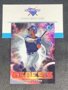 2021 Bowman Chrome Draft Genesis #GNS11 Harry Ford Mariners