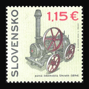 Eslovaquia 2016 - monumentos técnicos - locomotora de vapor Umrath, 1894 - Sc 738 montada sin montar o nunca montada - Imagen 1 de 2
