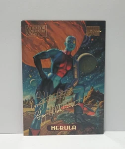 Nebula #82 1994 Marvel Masterpieces Gold Foil Signature Series Card - Picture 1 of 2