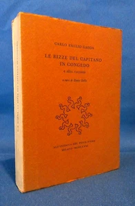 Carlo Emilio Gadda, Le bizze del capitano in congedo. Pesce d'oro - Scheiwiller - Foto 1 di 1