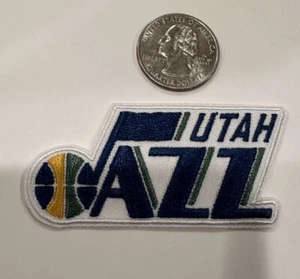 UTAH JAZZ VINTAGE STYLE EMBROIDERED IRON ON PATCH. 3”x 1.5” AWESOME! - Picture 1 of 3