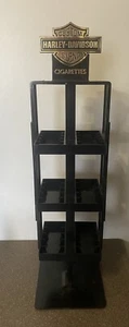 Harley Davidson Cigarette Display Metal Base Plastic Display Excellent Condition - Picture 1 of 11