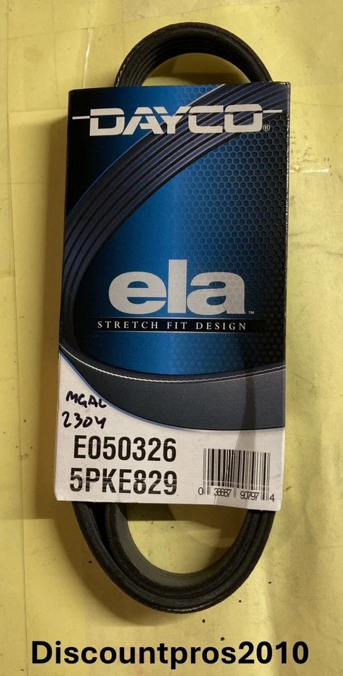 Dayco E050326 Serpentine Belt Chevrolet Spark 2013-2015 - Image 1 of 1