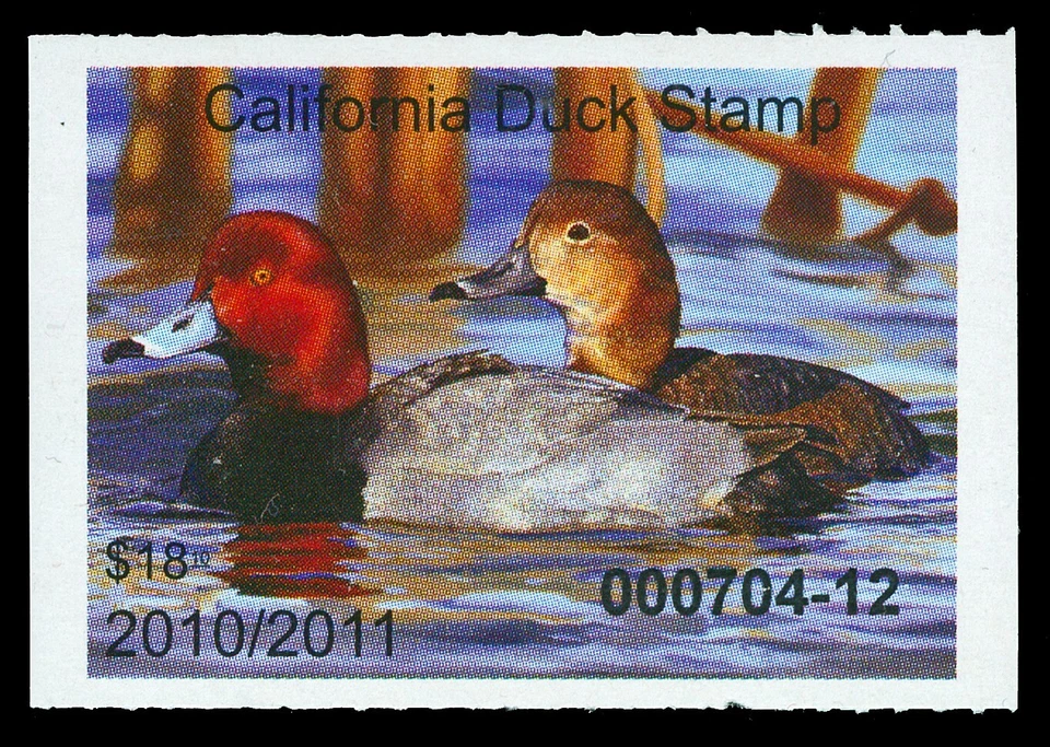 Scott CA41 2010 $18.10 California Duck Stamp Mint VF OG NH Cat $35 - Image 1 of 1