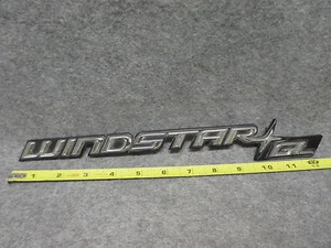 1995-1997 1996 Ford Windstar GL Emblem F58B-1643156-FA Chrome Finish OEM 24989 - Picture 1 of 2