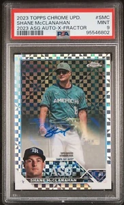 2023 Topps Chrome Update #ASGA-SMC Shane McClanahan (Auto-XFractor) #9/125 PSA 9 - Picture 1 of 3