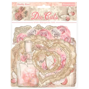 Stamperia motivos de troquelado Shabby Rose, 42 piezas, plantillas de troquelado troquelado álbum de recortes - Imagen 1 de 2