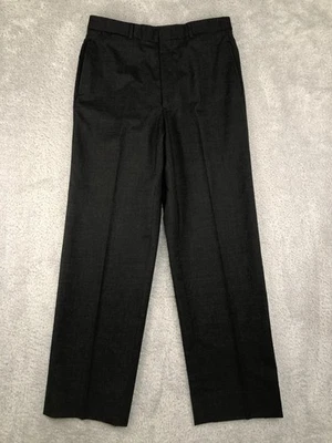Brooks Brothers Pants Mens 32x30 Black Made in USA 100% Wool Brooksease - Image 1 of 4