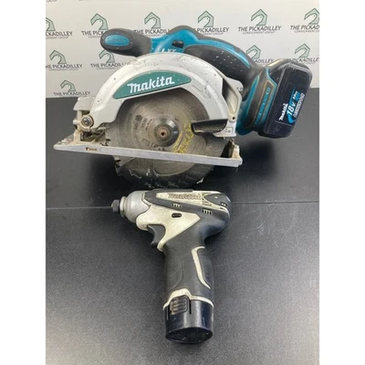 Makita BSS610 Cordless Circular Saw & Impact Driver Combo 18V LXT w/ Batteries - Image 1 of 4