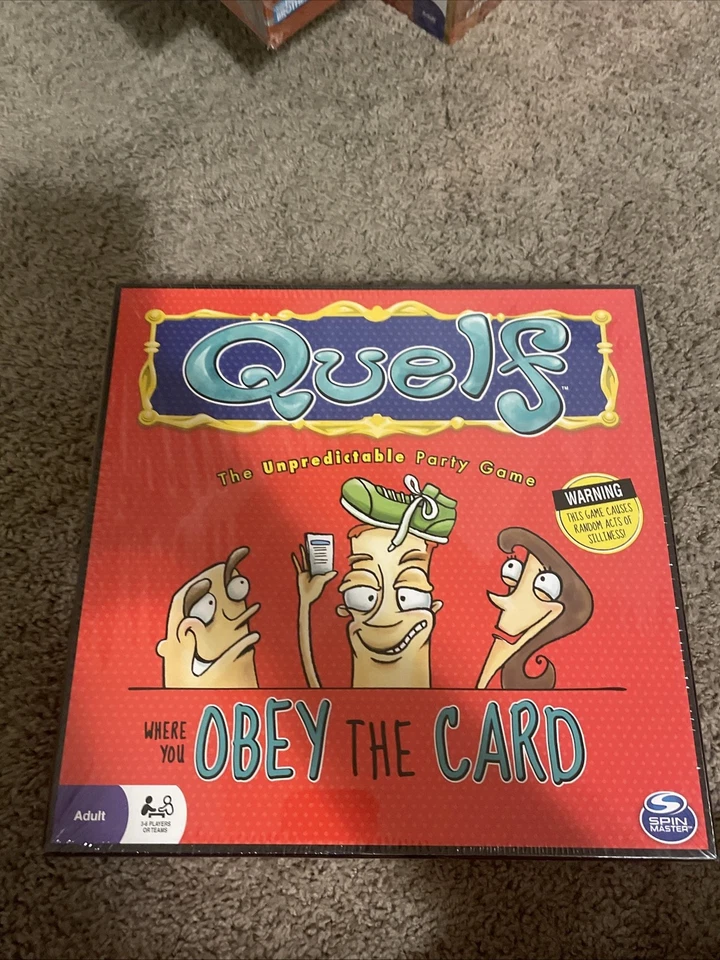 Quelf Adult Creative Party Board Game by Spin Master New Sealed  - Image 1 of 4