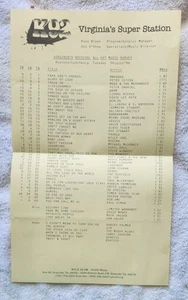 5. August 1986 K92 FM Radio Hit Musik Umfrage Virginia Roanoke Lynchburg WXLK - Bild 1 von 3