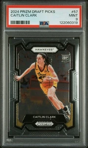 2024-25 Panini Prizm Draft Picks #57 Caitlin Clark PSA 9 - Picture 1 of 2