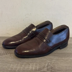 Church’s Oxblood Penny Loafer Leder Schuhe formell Smart 84 Last Herren UK 8F - Bild 1 von 24
