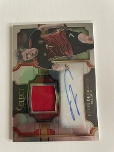 2017 Panini Select Kevin De Bruyne Auto Patch Match Worn /125 - Picture 1 of 2