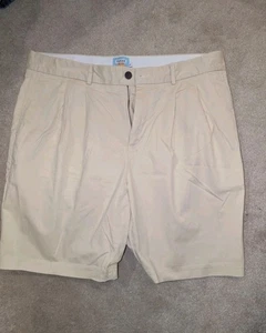 Cream Farah Twin Pleat Shorts Size 36 - Picture 1 of 4