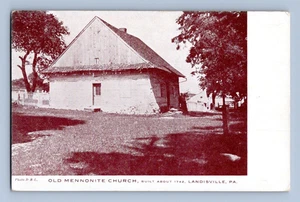 1915. ALTE MENNONITENKIRCHE. LANDISVILLE, PA. POSTKARTE ST8 - Bild 1 von 2