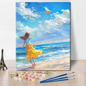 Paint by Numbers Kit DIY Canvas Painting Set for Adults Kids Home Decor Gift DIY - Picture 1 of 7
