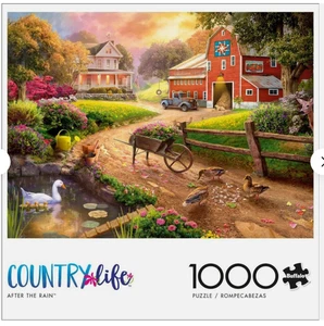Buffalo Games jigsaw puzzle;  After the Rain by David Stevenson;  1000 pcs - Picture 1 of 9