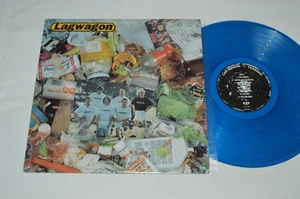 LAGWAGON Trashed LP 2008 Made in USA Blue Colored Vinyl PUNK Lag Wagon VG+/VG+ - Picture 1 of 4