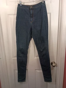 Lovely Fit Junior Jeans Size 7 Blue - Picture 1 of 9