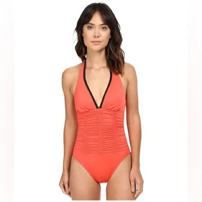 NUEVO CON ETIQUETAS TRAJE MÁGICO Kara Flamingo Naranja Traje de baño de una pieza, talla 12 Foto 1 de 2