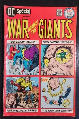 DC SPECIAL #19  WAR AGAINST THE GIANTS 1976 GREEN LANTERN WONDER WOMAN FN - Image 1 of 4