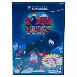 Worms Blast (Nintendo GameCube, 2002) CIB Juego Completo Probado con Manual - Imagen 1 de 4