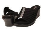 Skechers Rumblers - Hot Shot Womens Wedge Sandal Black US Size 12