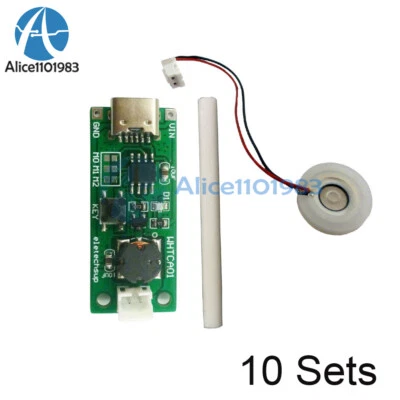 10PCS DC 3.7-5.5V Mini Type-C USB Humidifier Controller Atomizer DIY Board Kit - Image 1 of 4