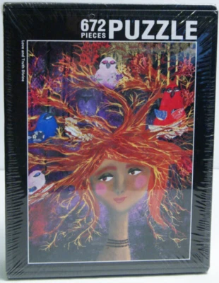 Puzzle 672 Piece "Love Truth Divine" Art By Artist & Writer Cherie Burbach NEW - Image 1 of 4