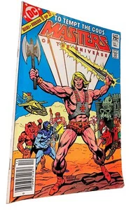 Masters of the Universe #1 DC 1982 Canadian Price Var. He-Man Skeletor 75¢ CPV - Imagen 1 de 8