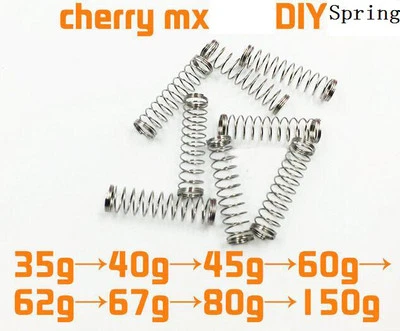 110pcs Switches Spring for Cherry MX DIY Mechanical Gaming Keyboard   - Image 1 of 3