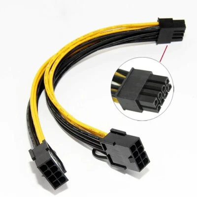 Double 8 A 8 Vidéo GPU Power Cable Pour NVIDIA Tesla K80 M40 M60 P40 P100 V100 - Bild 1 von 3