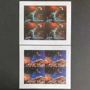 USA 2024 Stamps MNH Pillars of Creation Cosmic Cliffs Block Sheets $161.20 US - Picture 1 of 9