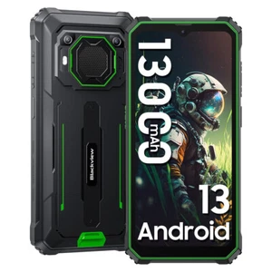 Blackview BV6200 4G Rugged Smartphone 8GB+64GB 6.56" Android 13 13000mAh 13MP - Picture 1 of 12