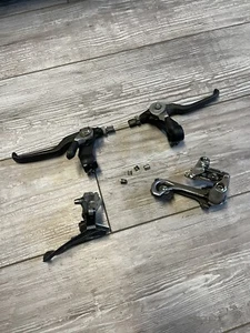 Vintage Suntour XC Sport 7000 Brake Lever/shifter Set W Front And Rear Derailler - Picture 1 of 24