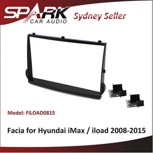 SP Dash Panel Facia Kit Fascia Double Din For Hyundai iMax 2008-2015 Black - Picture 1 of 4
