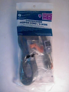 GE Appliances WX09X70911 Dishwasher Power Cord 3-WIRE 7'9'' NEW - OPEN PACKAGE - Picture 1 of 6