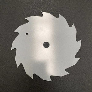 Hoja de sierra circular de corte rasgado TCT 184 mm x 16 mm 12T para madera. Recubrimiento antiadherente - Imagen 1 de 3