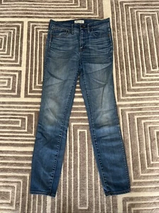 Pantalones de mezclilla para mujer Madewell de 10" de tiro alto ajustados azules talla 27 - Imagen 1 de 6