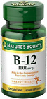 Natures Bounty Natural Vitamin B12 1000Mcg Tablets 100 Count Pack Of 3