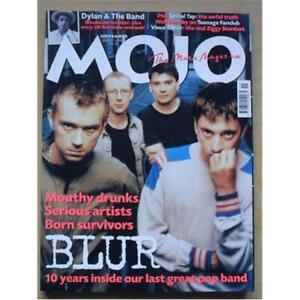 BLUR MOJO #84 MAGAZINE NOVEMBER 2000 BLUR COVER WITH MORE INSIDE UK