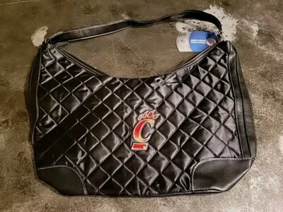 Universidad de Cincinnati Bearcats Bolso Hobo Ohio Bolso de Mano Licencia Colegial Acolchado  Foto 1 de 4