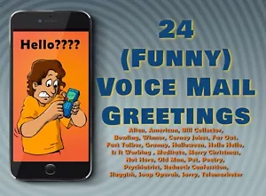24 FUNNY VOICE MAIL GREETINGS - Imagen 1 de 1
