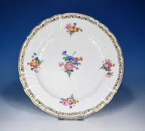 KPM " Neuosier Decor 60 Antique Plate 25 Cm. Pfennigmarke 1849-1870 1.Wahl - Picture 1 of 4
