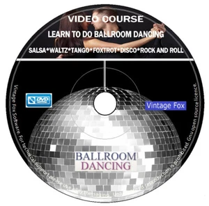 Ballsaal Tanzen lernen DVD VIDEO Foxtrott Salsa Tango Latein einfache Lektionen - Bild 1 von 1