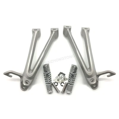 For 2006 2007 Suzuki GSXR600 GSXR750 New Rear Passenger Foot Peg Bracket Silver Foto 1 de 4