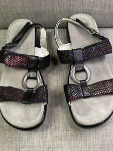 Alegria Women's Julie Sandals 41 US 10 Two Strap Iridescent LNC. JUL-582 - Picture 1 of 6