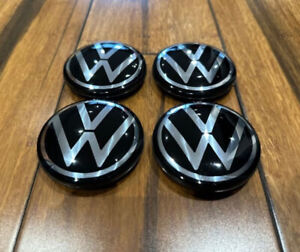 4x Centre De Roue VW 65mm Cache Moyeu De Jantes VW Volkswagen 5H0601171 - 5G0601